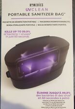 HoMedics UV Clean Portable Sanitizer Bag Kills 99.9 Bacteria Viruses