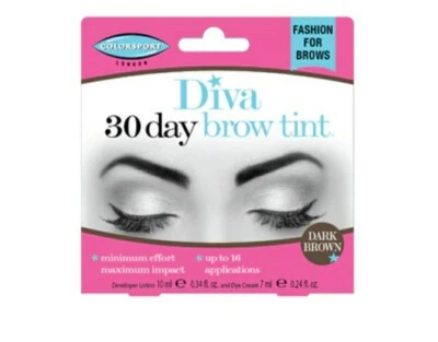 Colorsport Diva 30 Day Brow Tint Dark Brown - Image 1 of 2
