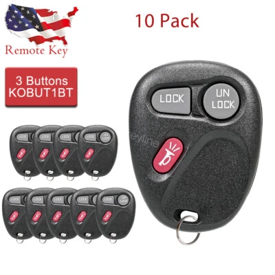 10PCS for GMC Yukon Chevrolet Tahoe  2000 2001 Keyless Entry Car Fob Remote - Image 1 of 4