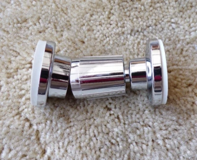 BETTER HOME PRODUCTS Adjustable Shower Rod Flange Ends Chrome :006CH For 1" Shower / Curtain Rod; p7