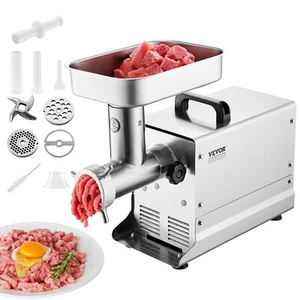 Commercial Electric Meat Grinder Mincer #8 Heavy Duty Sausage Stuffer Maker - Picture 1 of 9