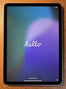 Apple iPad Air 4th Generation 64GB Sky Blue MYFQ2LL/A With Apple Smart Folio - Picture 1 of 12