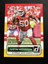 2015 Donruss Stat Line Career /198 Justin Houston #138 Chiefs