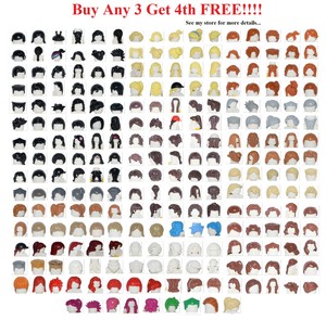 ☀️NEW Lego PICK YOUR HAIR Female Male Boy Girl Minifigure minifig Beard Parts 