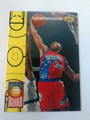 1994-95 Upper Deck Creative board Clarence Weatherspoon Philadelphia 76ers #427 - Image 1 of 2