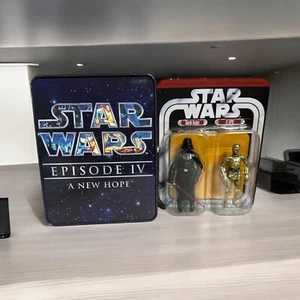 Star Wars Saga Colección Lata Conmemorativa Darth Vader C-3PO 2006 - Imagen 1 de 3