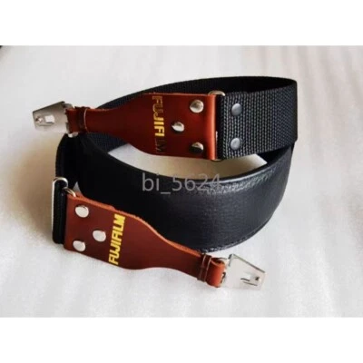 Correa para cámara hombro nailon correa con cabeza de cuero para Fuji GL690 GX 680III Foto 1 de 3