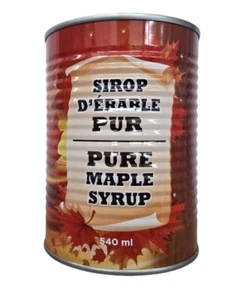 12 Cans Of Pure Categorie A Quebec Maple Syrup Amber 540ml each 18oz - Picture 1 of 2
