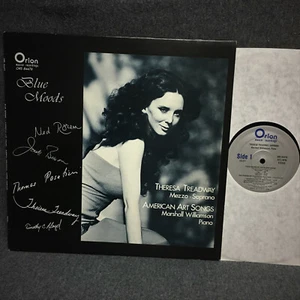 THERESA TREADWAY BLUE MOODS ORION MASTER RECORDING 33 RPM LP 1984 VERY NICE - Picture 1 of 3