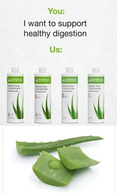 Herbalife Aloe Concentrate ( 4 Flavors) - Express Shipping Same Day - image 1 of 4