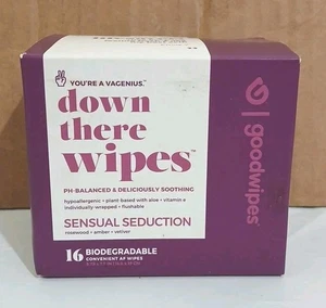 GoodWipes Flushable Down There Sensual Seduction, 16 Wipes - Picture 1 of 1