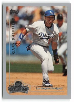 1999 Topps Opening Day #30 Gary Sheffield Los Angeles Dodgers - Image 1 of 2