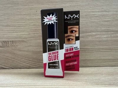 NYX PROFESSIONAL MAKEUP The Brow Glue, Extreme Hold Tinted Eyebrow Gel - Dark Br - Image 1 of 4