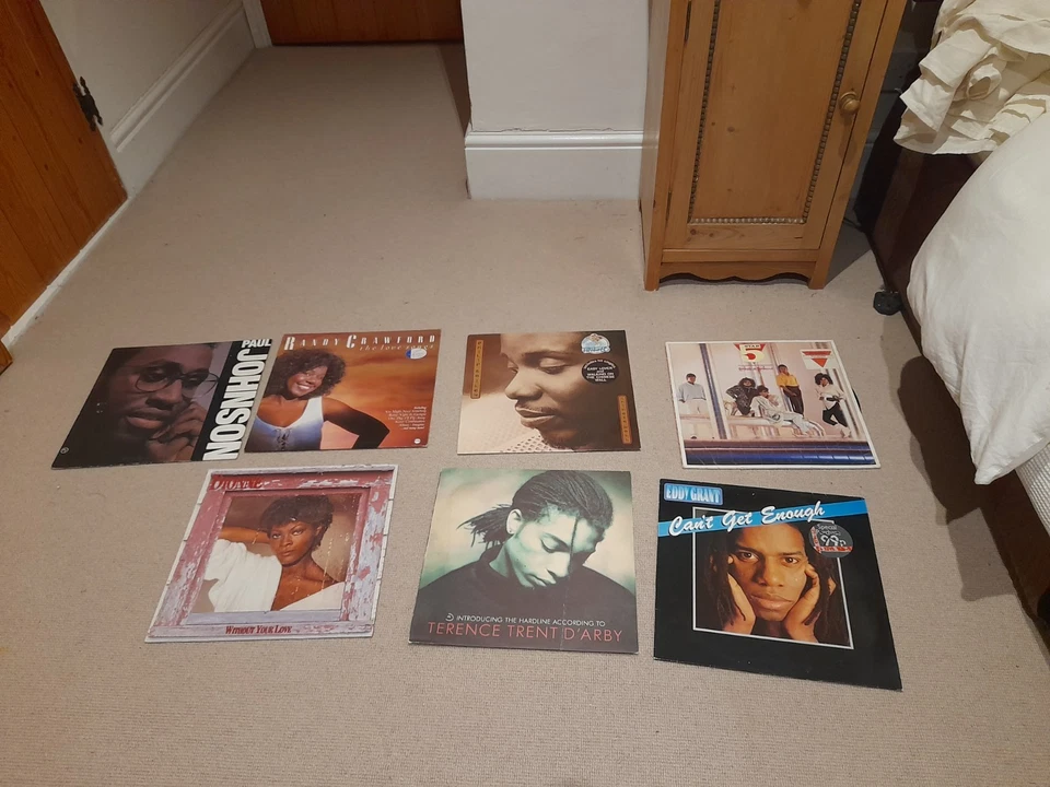 Collection of 7 1980s R&B Soul vinyl LPs Records Eddy Grant Trent D'Arby 5 Star - Image 1 of 1