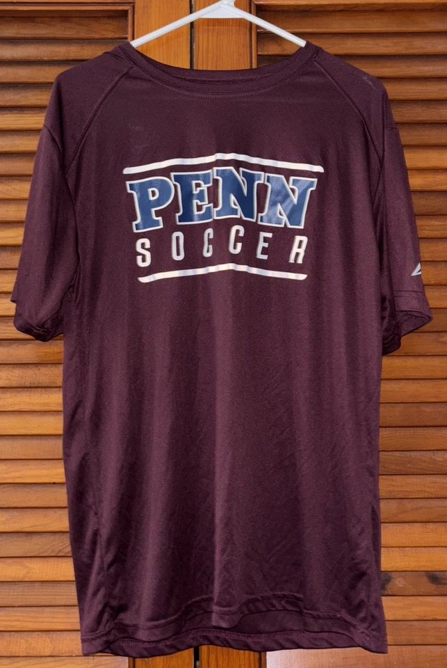 University of Pennsylvania PENN SOCCER BSN Sports Performance T-Shirt Size M - Image 1 of 4