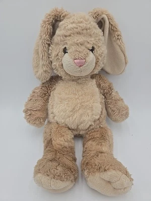 Build A Bear Vanilla Fudge Bunny BAB Rabbit Plush 2012 Coquette Tan Marble Rare - Image 1 of 4