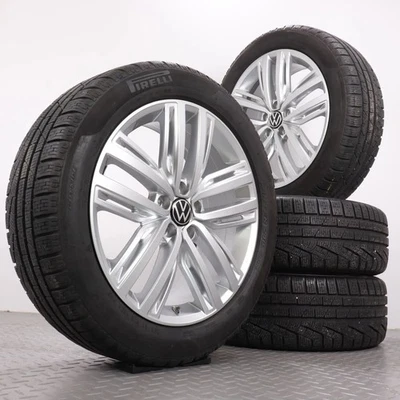 Winterräder 19 Zoll VW Tiguan II Original Alu-Felgen Auckland 235/50R19 5,5-6mm - Bild 1 von 4