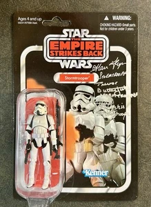 MULTI SIGNED Stormtrooper Star Wars 3 Autographs VC41 Figure ESB - Picture 1 of 7