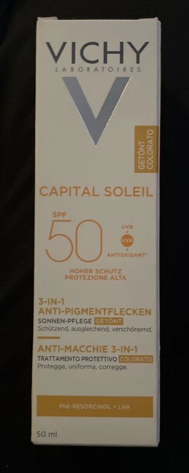 Vichy Capital Soleil SPF50 Anti-Ageing 3-In-1 Cream 50ml High Protection(231) - Image 1 of 1