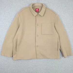 Nike Jacke Herren mittelbraun Tech Fleece Reimagined Oversized Shacket Freizeit - Bild 1 von 10