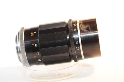 Canon Rangefinder 135mm f/3.5 black lens Leica screw mount for VT P 7 IVSB L1 VL - Image 1 of 4