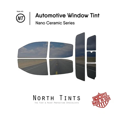 Película de tinte de ventana precortada nano cerámica Chevrolet Colorado 2015-2026 4 puertas doble cabina Foto 1 de 4