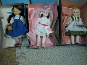 3 Madame Alexander Doll Heidi Degas Girl & Dorothy Wrist Tags MIB 14" - Picture 1 of 8
