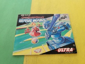 Nintendo NES Instruction Manual Cyber Stadium Series Base Wars