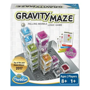 ThinkFun Gravity Maze Marble Run STEM Juego de Lógica - Juguete Desafiante para Niños - Imagen 1 de 7