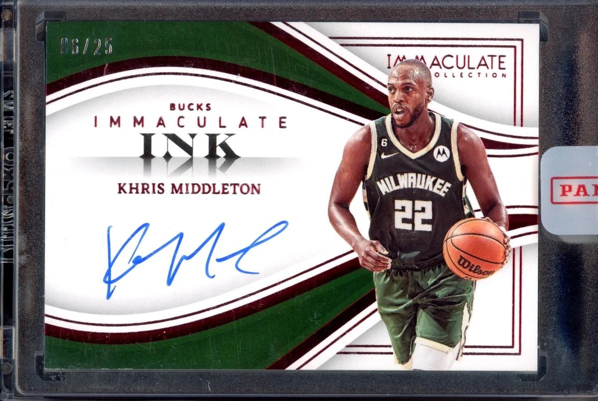 Khris Middleton Basketball Autographed Sports Trading Cards