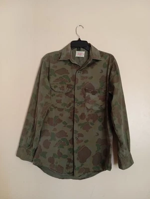 Vintage 1960s KAMO Camouflage Hunting Shirt Size Medium. - Image 1 of 4