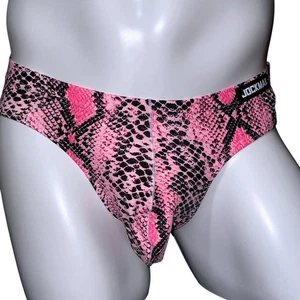 Jockmail Schlangen Slip Rosa Gr. L (30-32) JM394 Neu mit Etikett - Bild 1 von 11