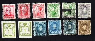 Spain 1901-32 group of stamps MNG/used CV=6.6$ - Image 1 of 2