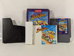 Nintendo NES Disney's DuckTales 1989 Capcom Cart Box Manual Working Cleaned - Picture 1 of 13