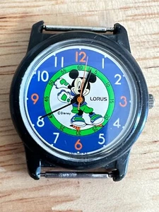 Vintage LORUS Mickey Mouse V821-0500 Uhrwerk UNGEPRÜFTE TEILE NUR 22-60 - Bild 1 von 3