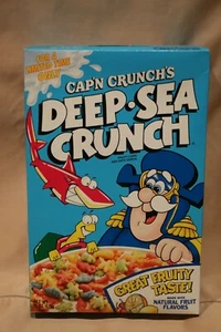 1994 CAP'N CRUNCH'S DEEP-SEA CRUNCH CEREAL IN SEALED BOX - Picture 1 of 6