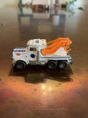 Vintage 1981 Matchbox Toys Ltd Peterbilt Police Tow Truck Diecast - Image 1 of 4