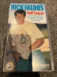 Vintage - Nick Faldos Golf Course - VHS Video Tape - 90s CLASSIC! - Picture 1 of 3