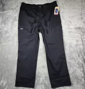 Cherokee Workwear Scrubs Men Traditional Cargo Pants WW190 Black XL Authentic - Picture 1 of 14