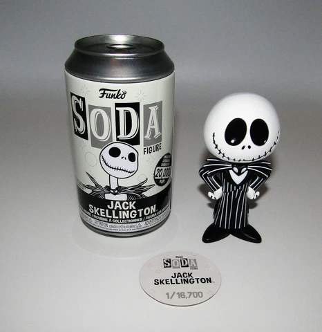 FUNKO SODA VINYL FIGURE NIGHTMARE BEFORE CHRISTMAS JACK SKELLINGTON #1/16700 Cover