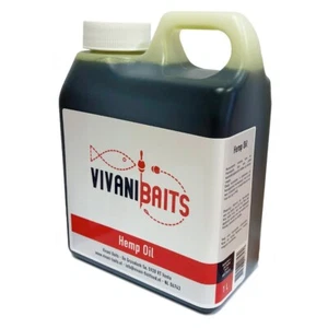 LIQUIDO OLIO DI CANAPA 1 LITRO VIVANI OLIO BAITS CARPFISHING NON SCIOGLIE IL PVA - Foto 1 di 1