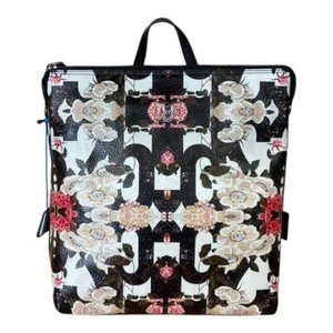 GABS BORSA DONNA ZAINO DA SPALLA IN PELLE CHIUSO con cerniera 587 - FIORI LOLITA - Imagen 1 de 6