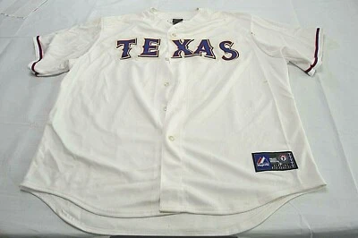 Texas Rangers MLB Majestic #11 Yu Darvish Baseball Game Jersey White 2XL  - Image 1 of 4