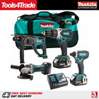 Makita 18V LXT 4 Piece Combo Tool Kit with 3 x 4.0Ah Batteries & Charger in Bag