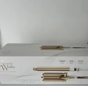 Beauty Works X Boots Styler And Waver Ultimate Duo Gift Set BRAND NEW - Picture 1 of 5
