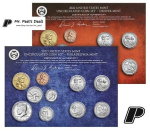 2022 US United States Mint Uncirculated Set P&D 22RJ SEALED - Picture 1 of 3