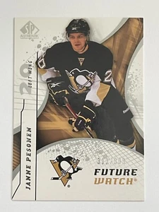 2008-09 Upper Deck SP Authentic Future Watch Janne Pesonen Rookie /999 #190 - Picture 1 of 2