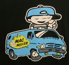 2012 Mac Miller Macadelic Tour Van Graphic Męska czarna koszula S HIP HOP RAP