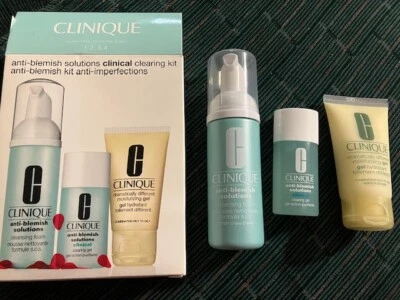 Clinique Anti-Blemish очищающая пена очищающий гель драматически другой гель новый в коробке - Изображение 1 из 2
