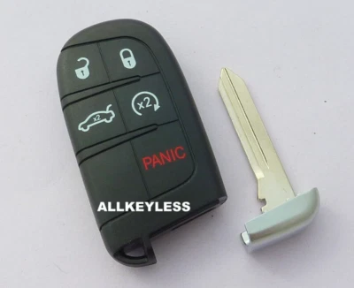 Reshelled OEM DODGE CHARGER CHALLENGER smart keyless remote key fob 05026676 - Image 1 of 4